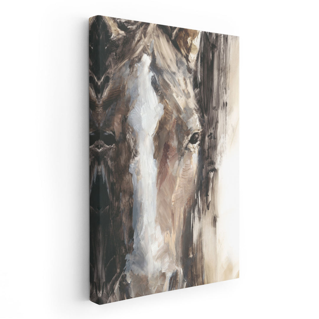 Cropped Equine Study II - Canvas Print Wall Art