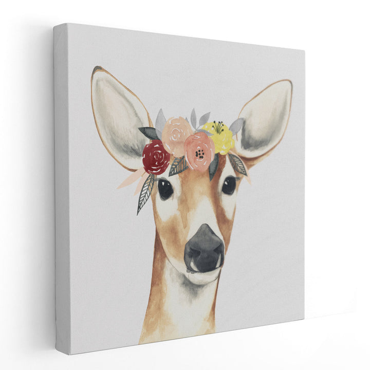 Flower Crown Forester I - Canvas Print Wall Art