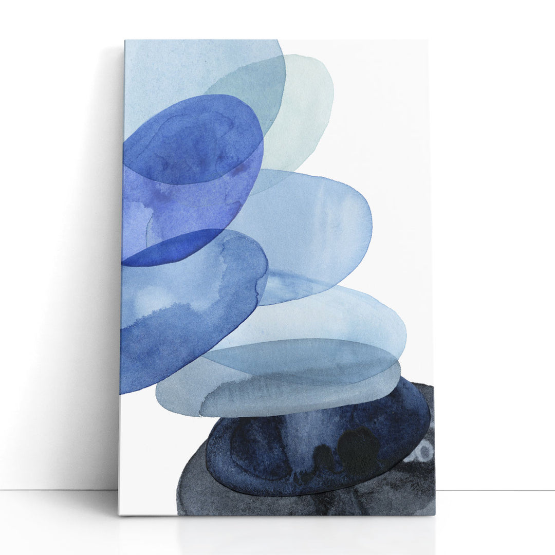 Watercolor rock prints delicate stone motifs