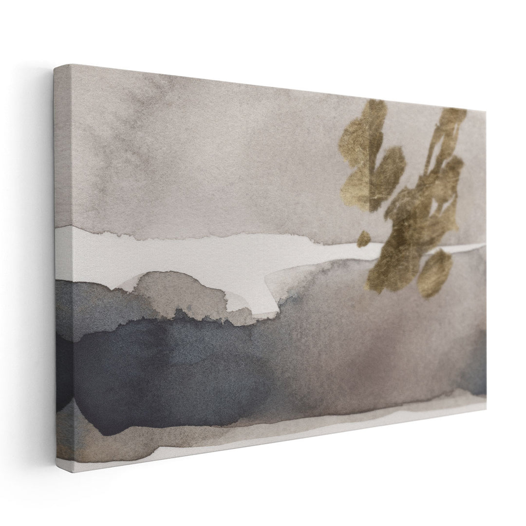 Watercolor with Gold II - Canvas Print Wall Art