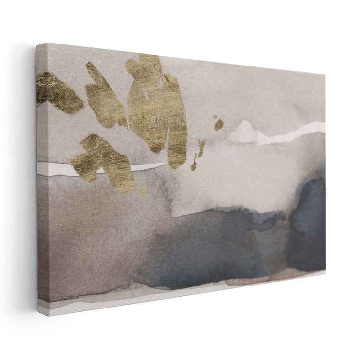 Watercolor with Gold III - Canvas Print Wall Art