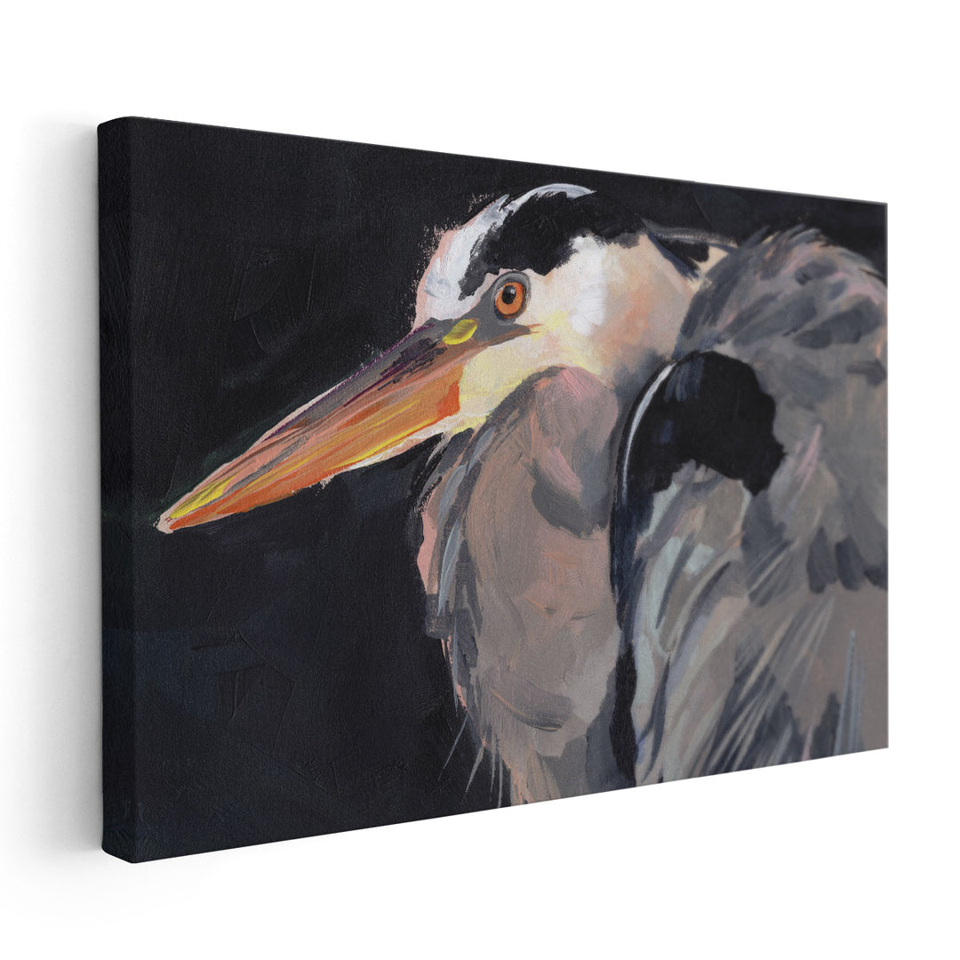 Great Heron II - Canvas Print Wall Art