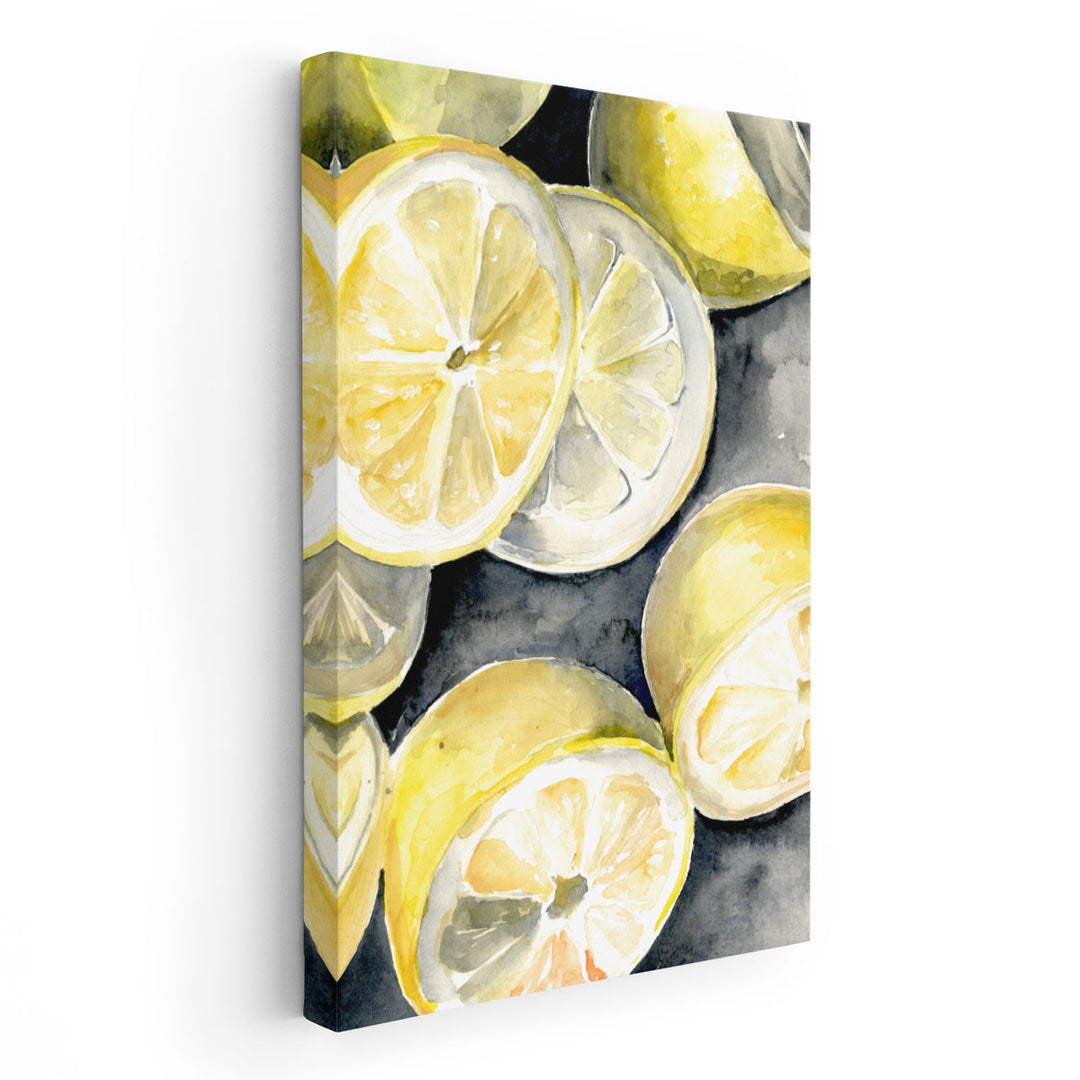 Lemon Slices II - Canvas Print Wall Art