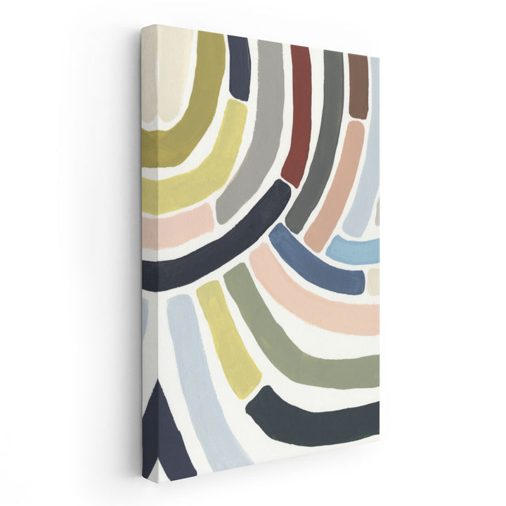 Mosaic Curve II - Canvas Print Wall Art