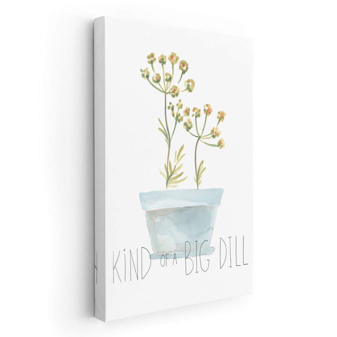 Punny Plant III - Canvas Print Wall Art