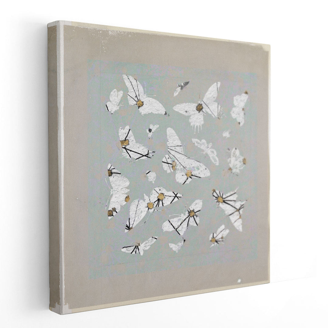 19th Century Butterfly Constellations III - Canvas Print Wall Art