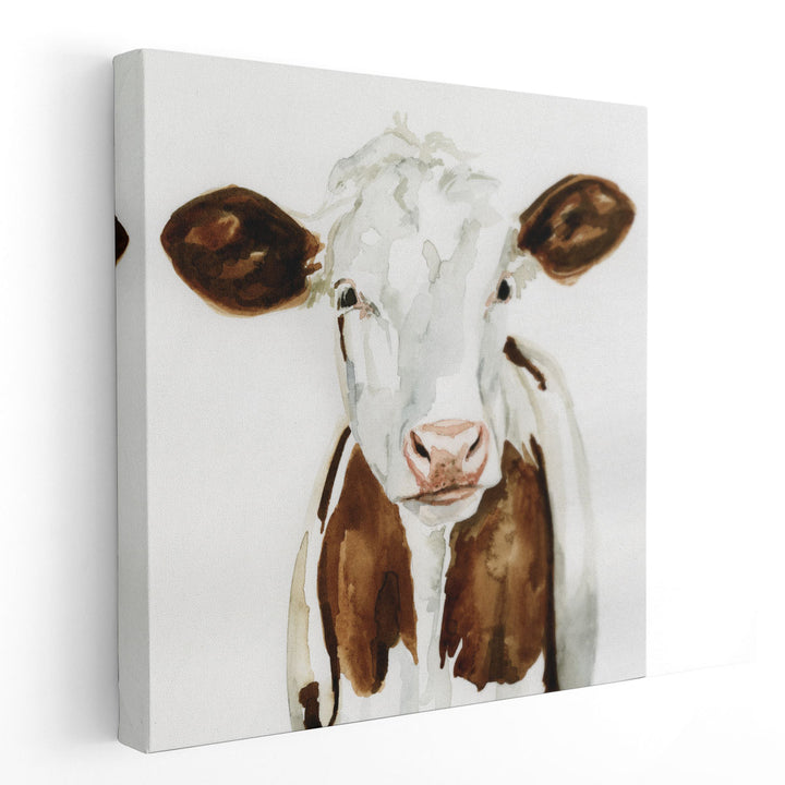 Cow Gaze I - Canvas Print Wall Art