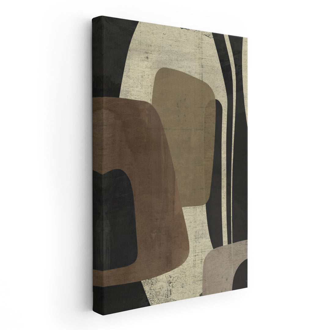 Retro Form Collage II - Canvas Print Wall Art