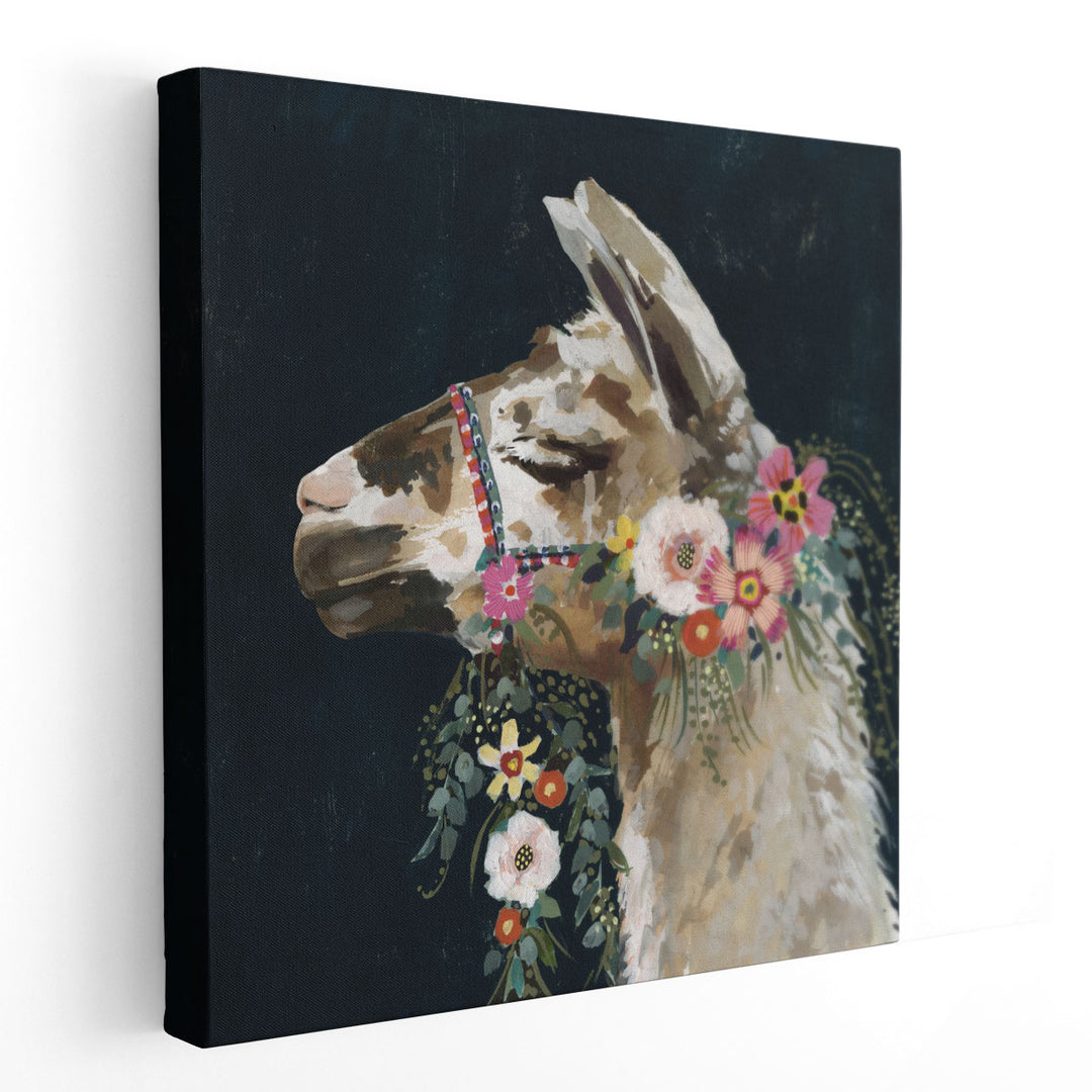 Lovely Llama II - Canvas Print Wall Art