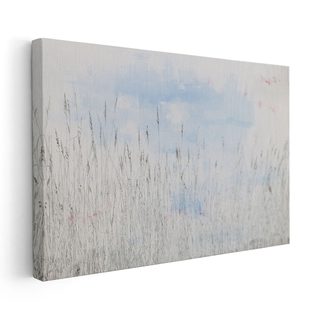 Reeds On The Ley IV - Canvas Print Wall Art