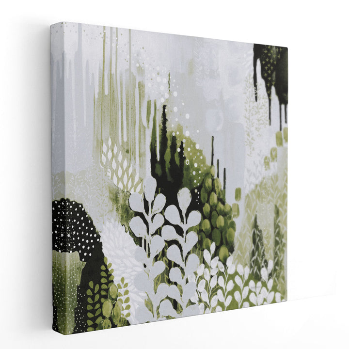 Forest II With Green - Canvas Print Wall Art