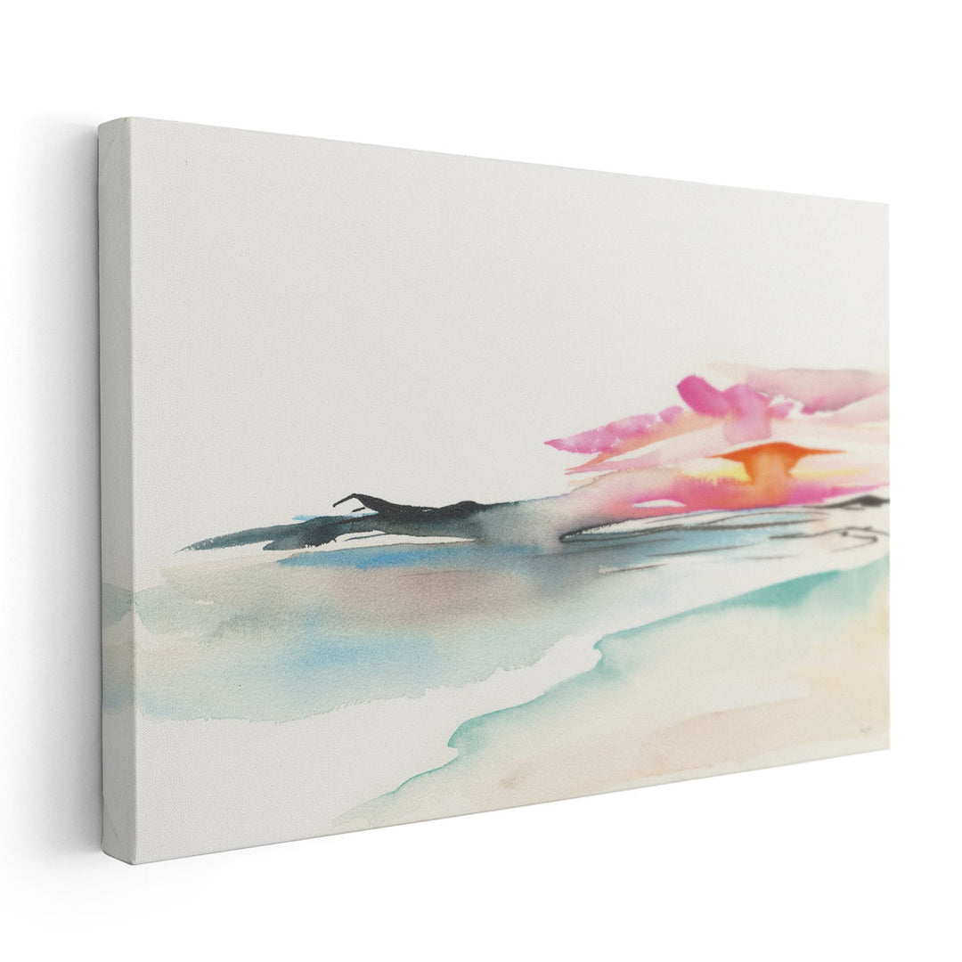 Coastal Sunset - Canvas Print Wall Art