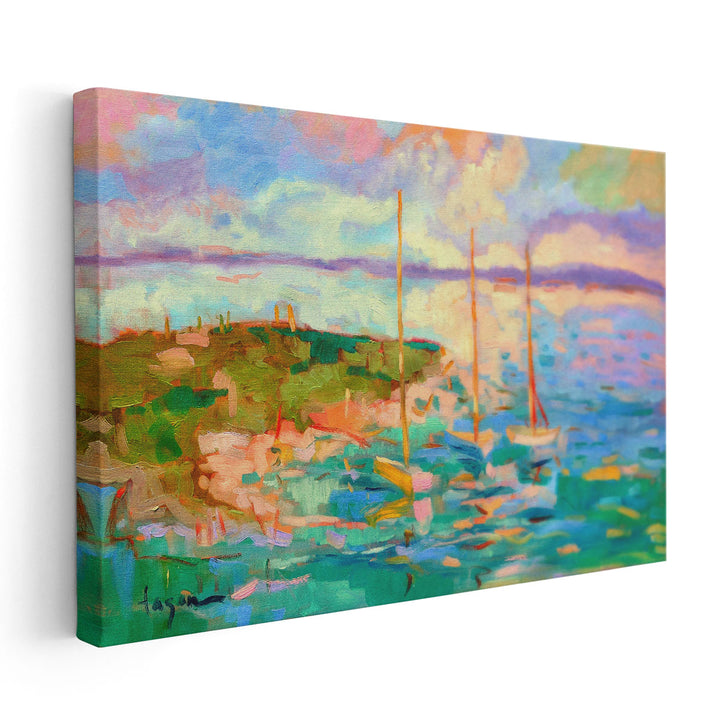 A Peaceful Evening - Canvas Print Wall Art