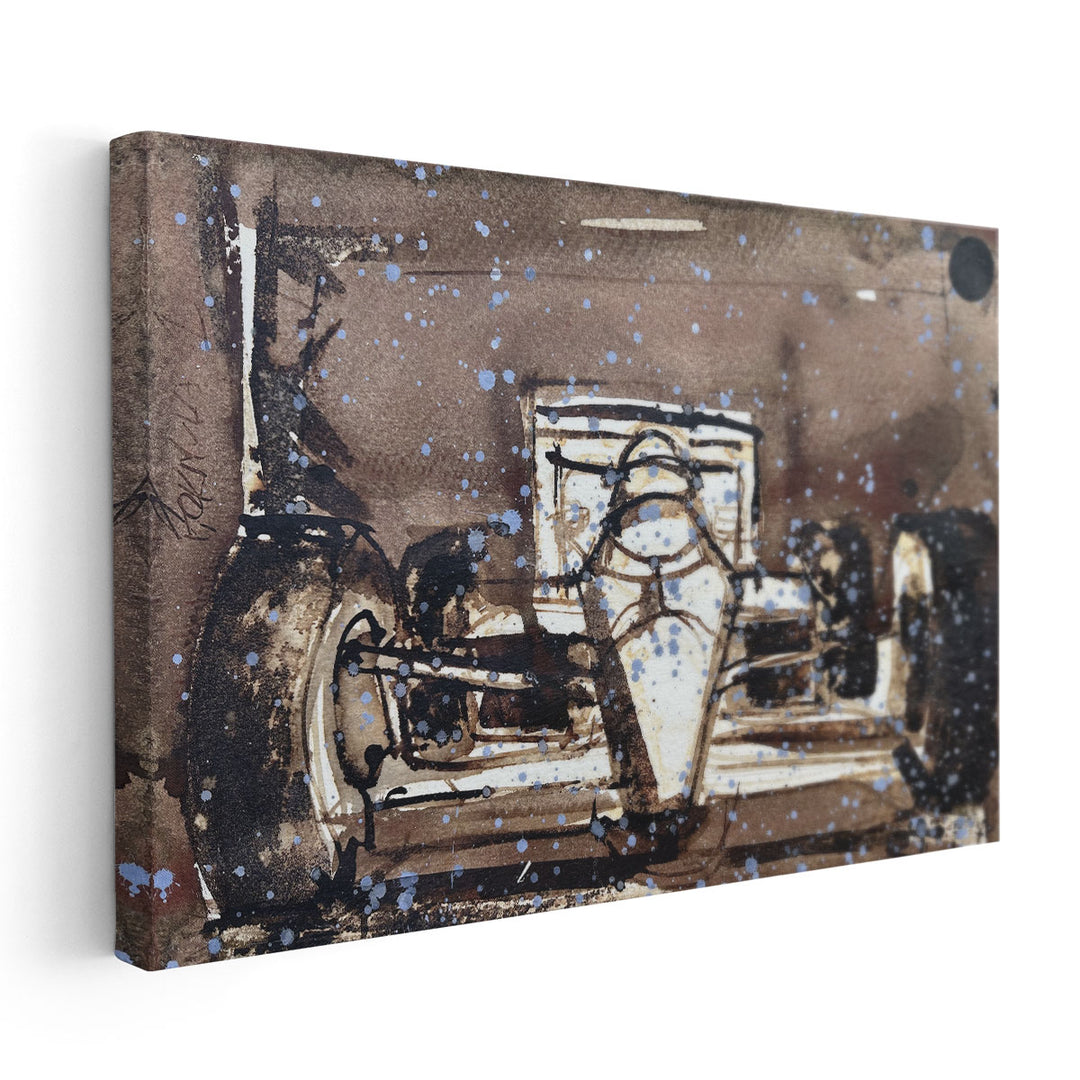 Brown Racecar - Canvas Print Wall Art