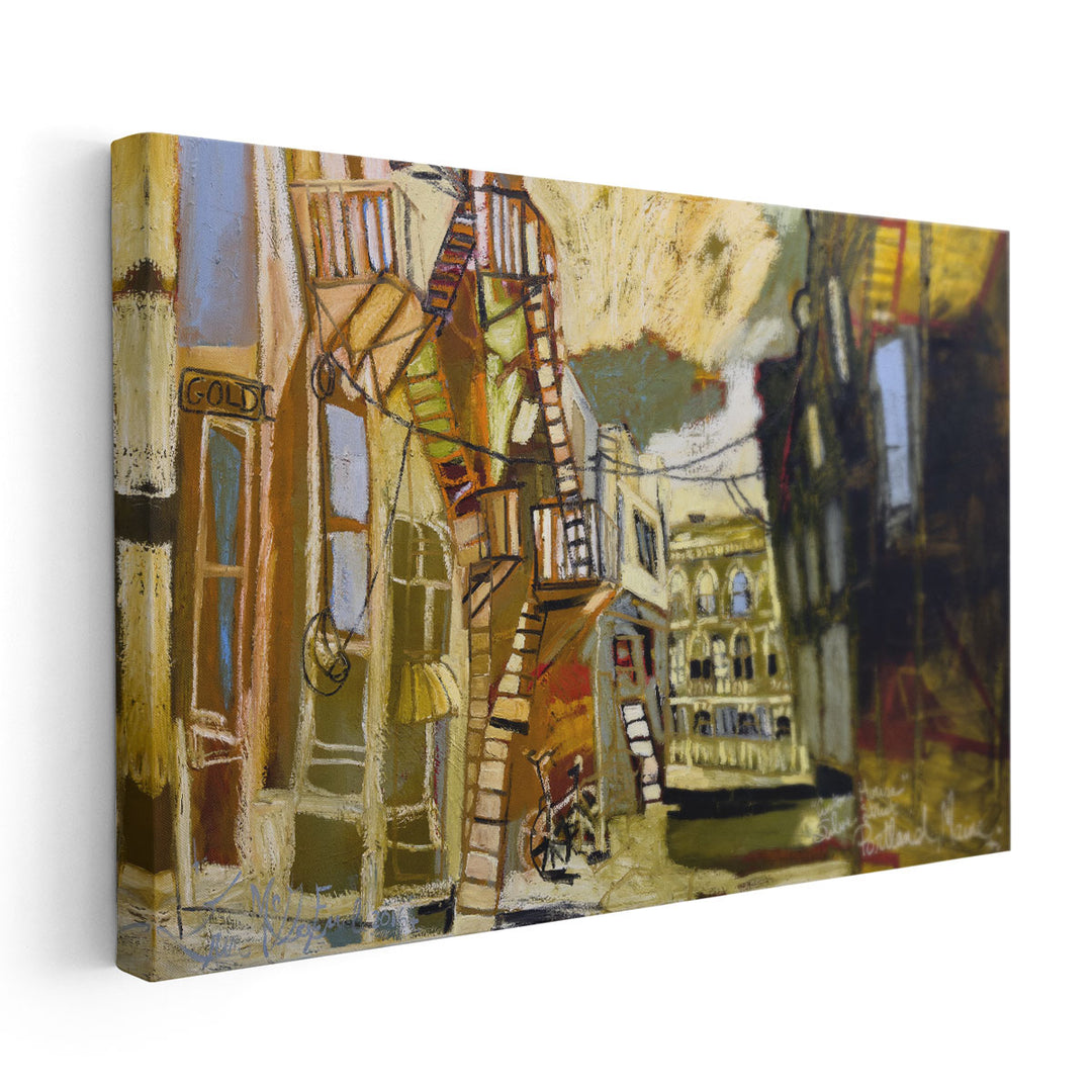 Portland Neighborhood III - Canvas Print Wall Art