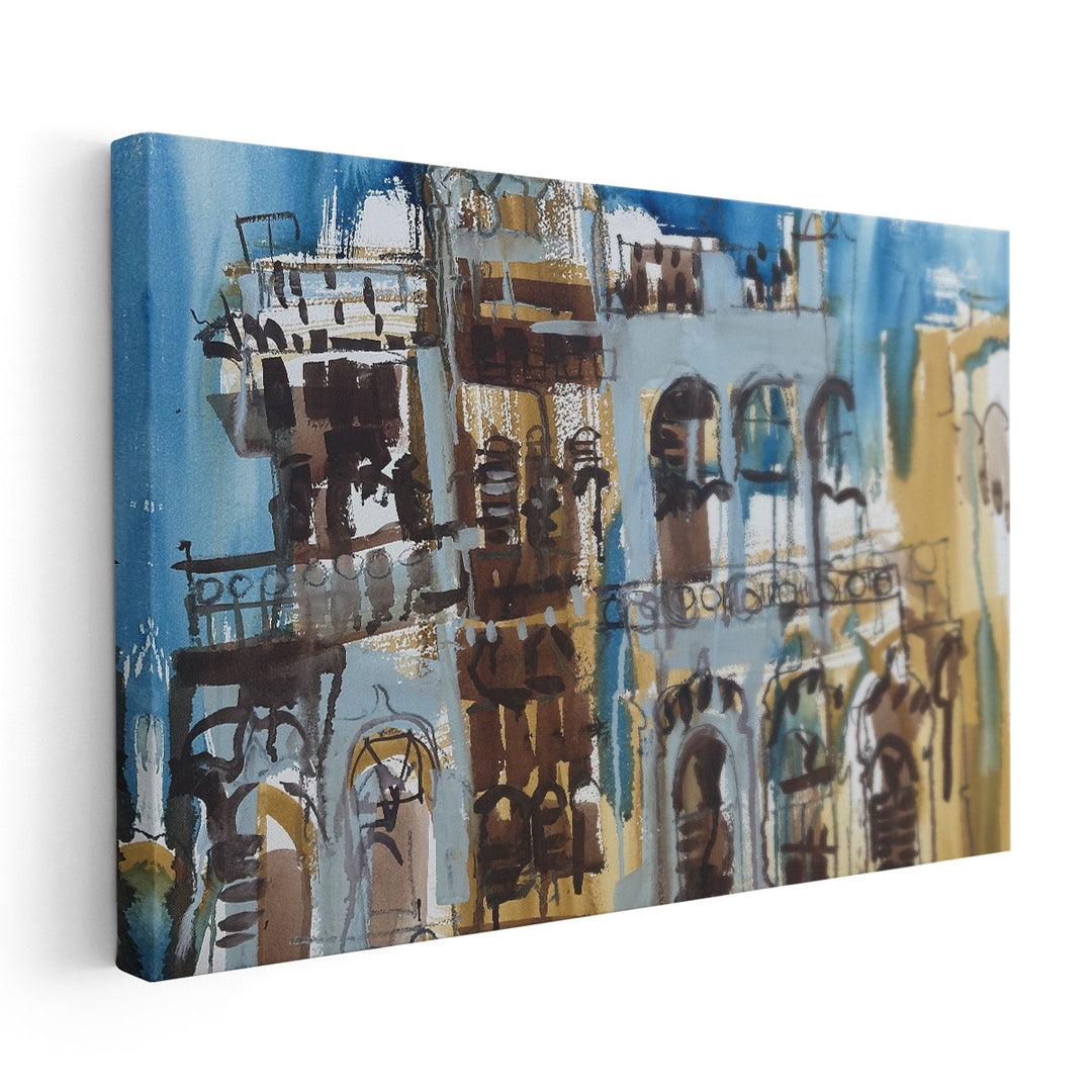 Balconies - Canvas Print Wall Art