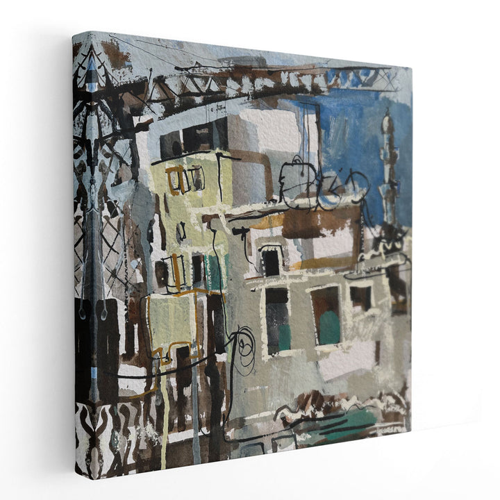 City Crane I - Canvas Print Wall Art