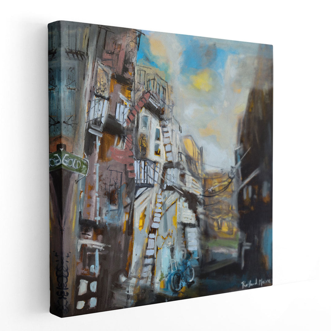 Streets of Portland II - Canvas Print Wall Art