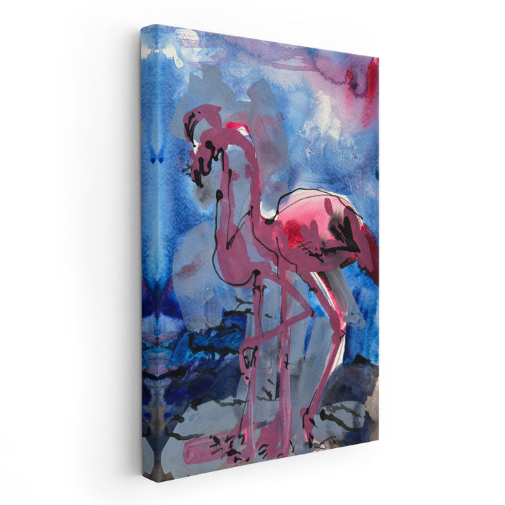 Flamingos - Canvas Print Wall Art