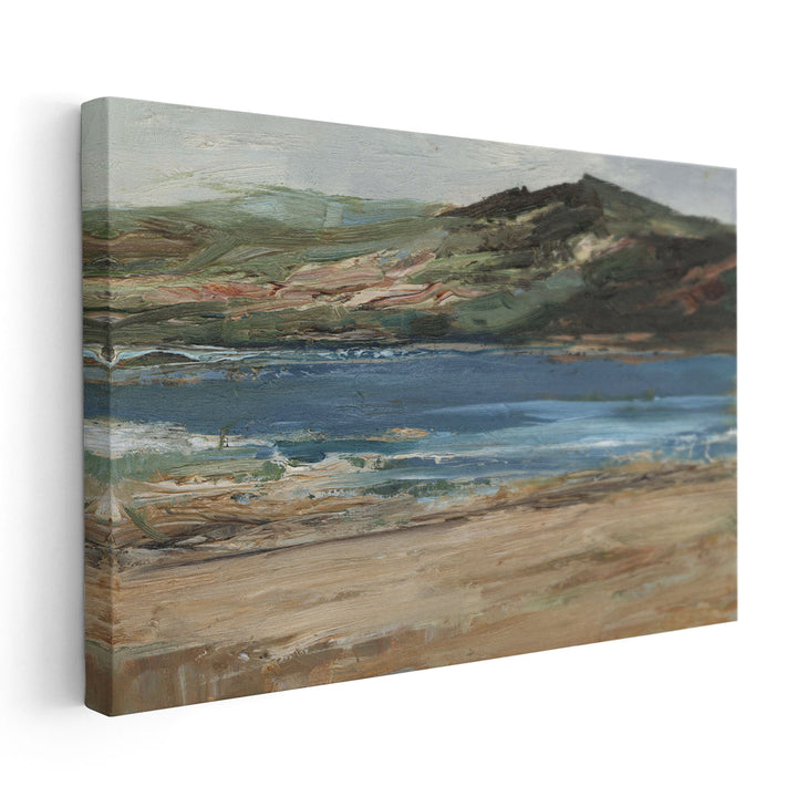 Mountain View Across the Lake I - Canvas Print Wall Art