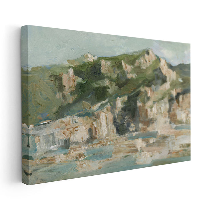 Rocky Cliffs Mountain Light I - Canvas Print Wall Art