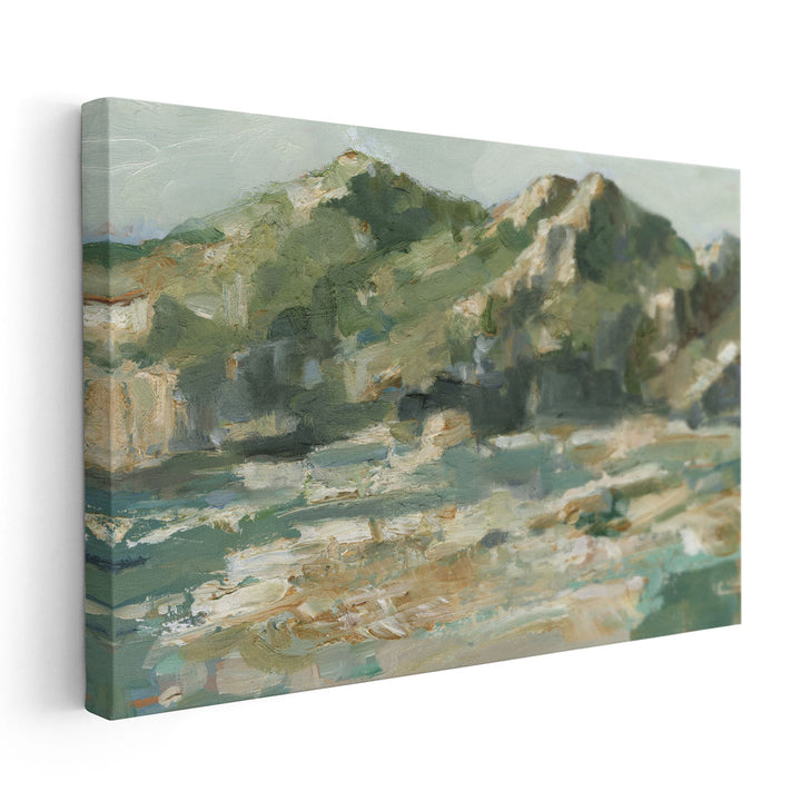 Rocky Cliffs Mountain Light II - Canvas Print Wall Art