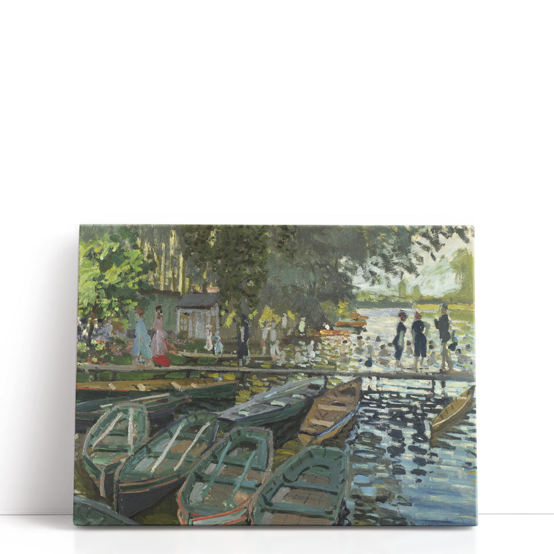 Bathers at La Grenouillere - Canvas Print Wall Art