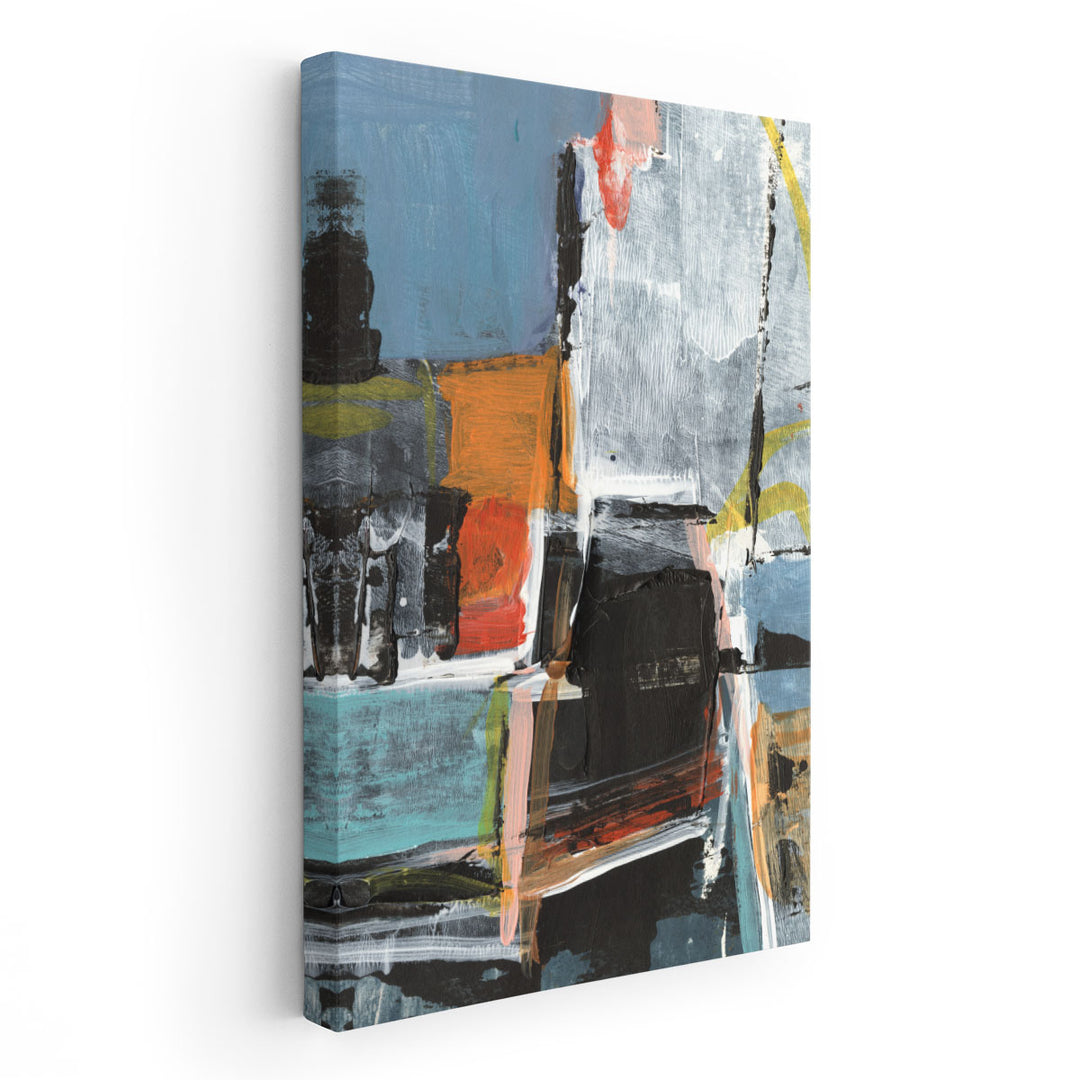 Erratic Marks I - Canvas Print Wall Art