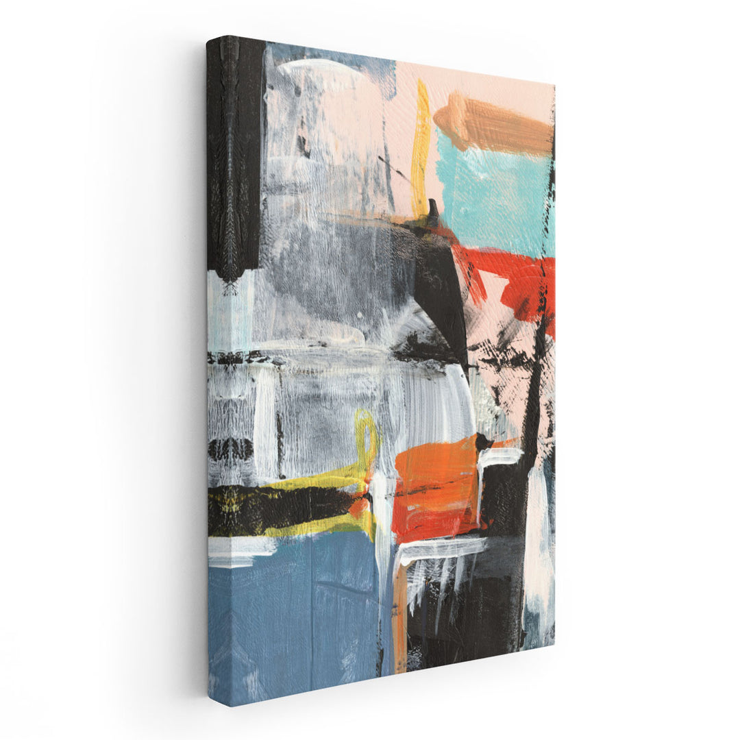 Erratic Marks II - Canvas Print Wall Art