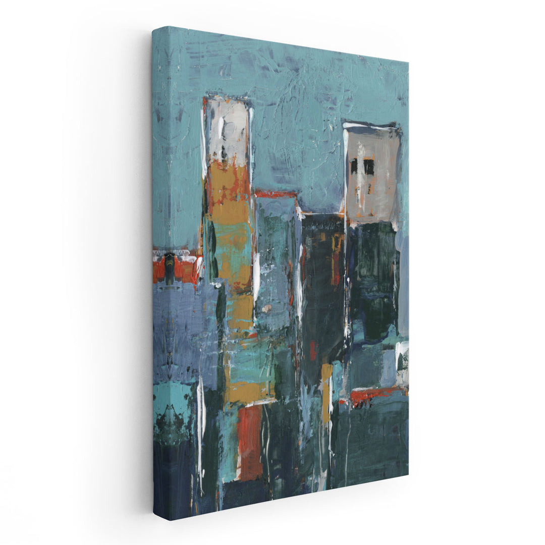 Primary City I - Canvas Print Wall Art