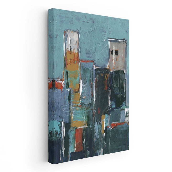 Primary City I - Canvas Print Wall Art