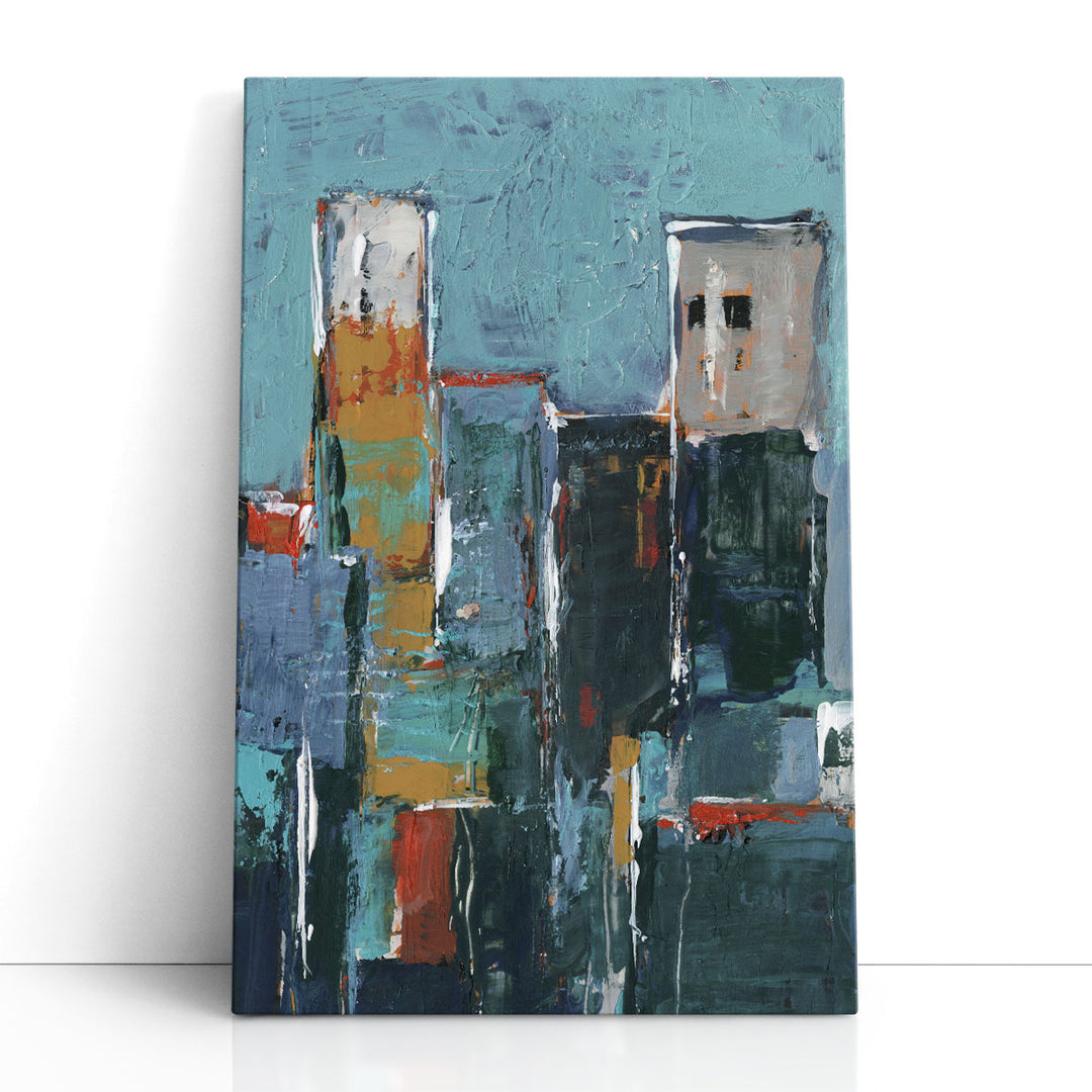 Primary City I - Canvas Print Wall Art