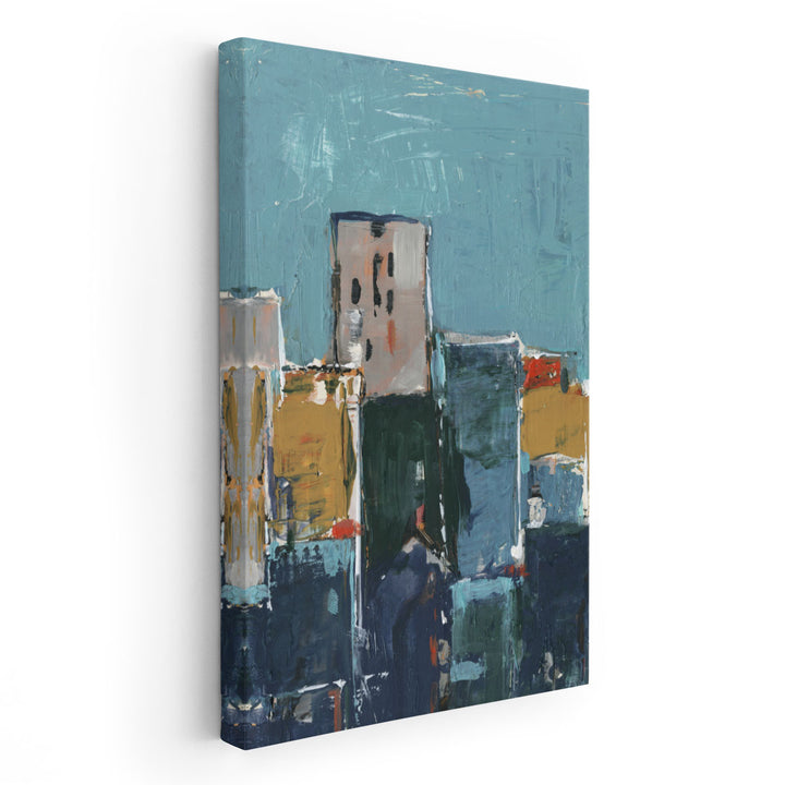 Primary City II - Canvas Print Wall Art