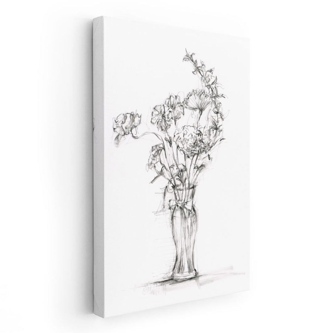 Wild Bouquet Study I - Canvas Print Wall Art