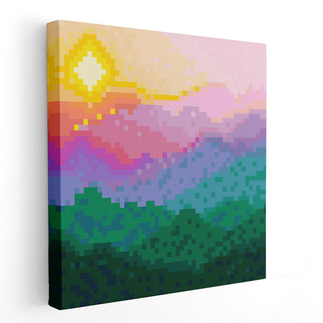 Fantasy Mountain II - Canvas Print Wall Art