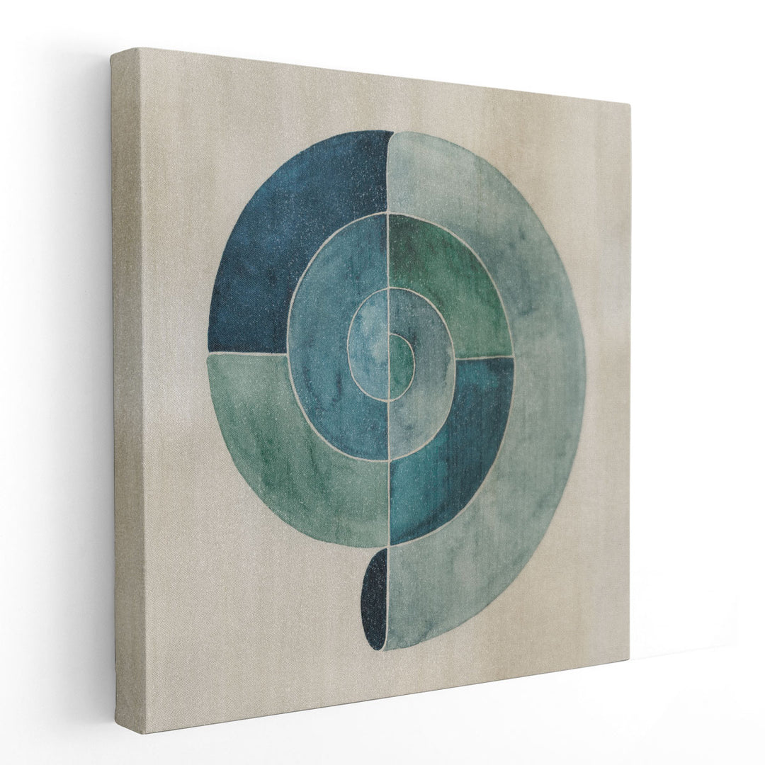 Simplified Nautilus II - Canvas Print Wall Art