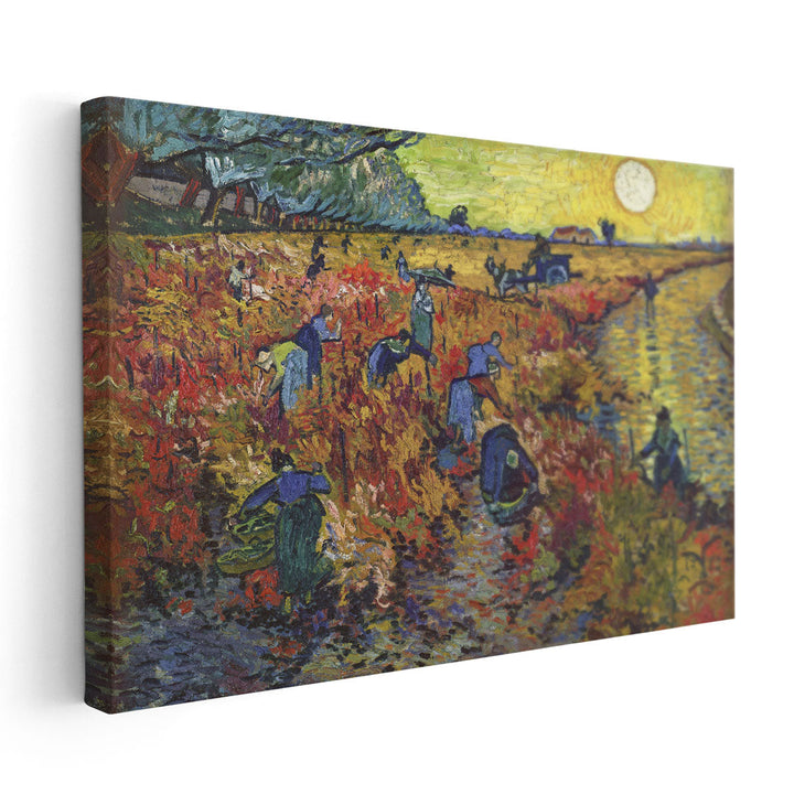 The Red Vineyard, 1888 - Canvas Print Wall Art