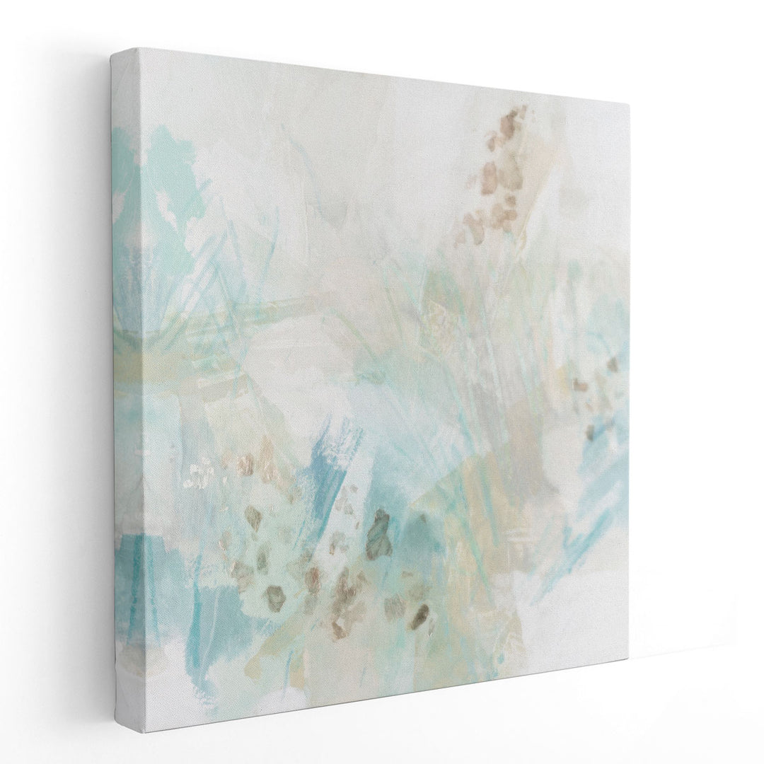 Embellished Blue Score II - Canvas Print Wall Art