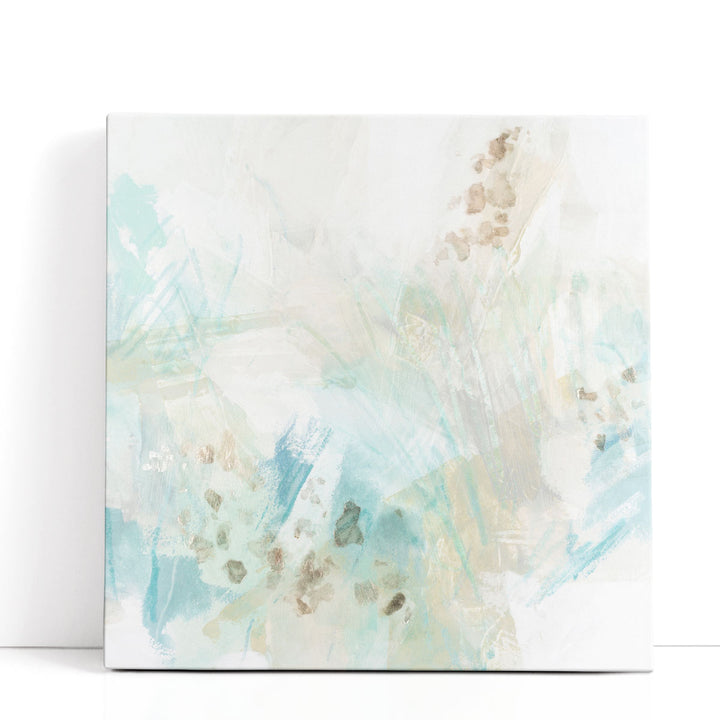 Embellished Blue Score II - Canvas Print Wall Art