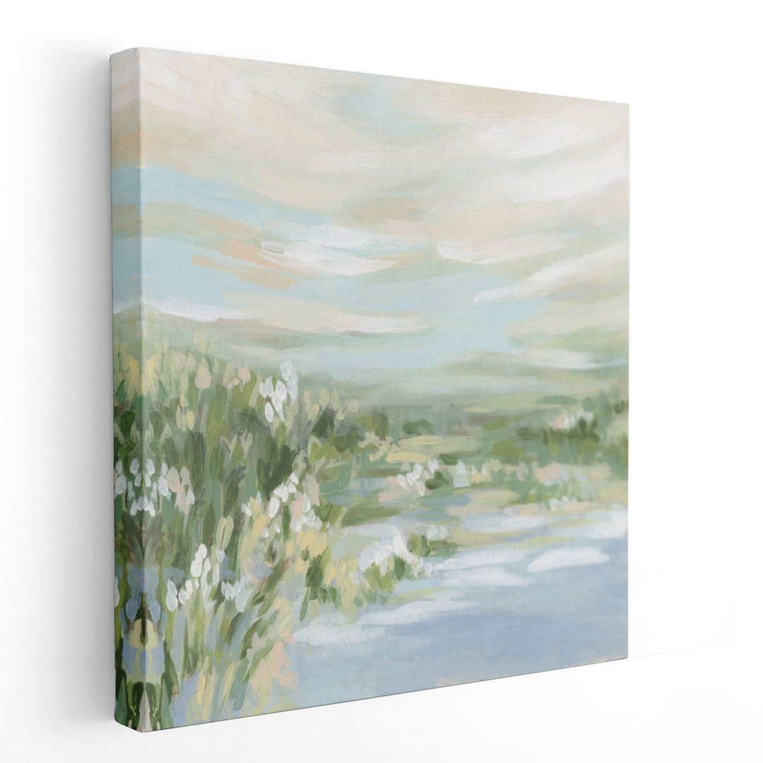 Meadow River Bank I - Canvas Print Wall Art