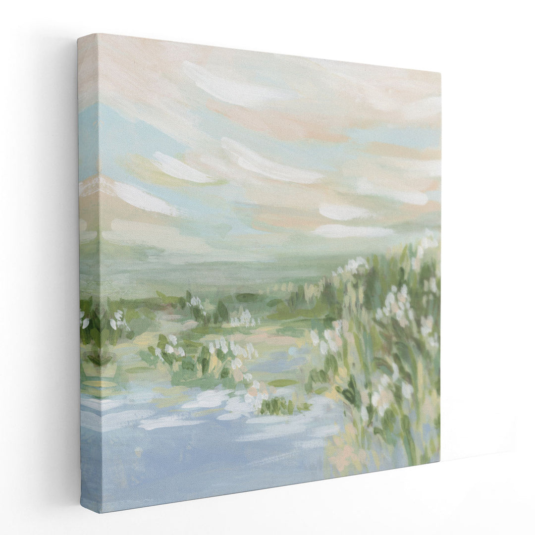 Meadow River Bank II - Canvas Print Wall Art