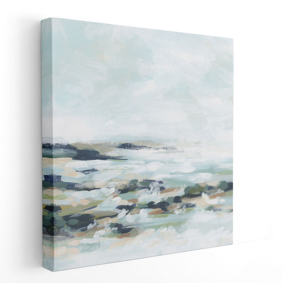 Seafoam Shoals I - Canvas Print Wall Art