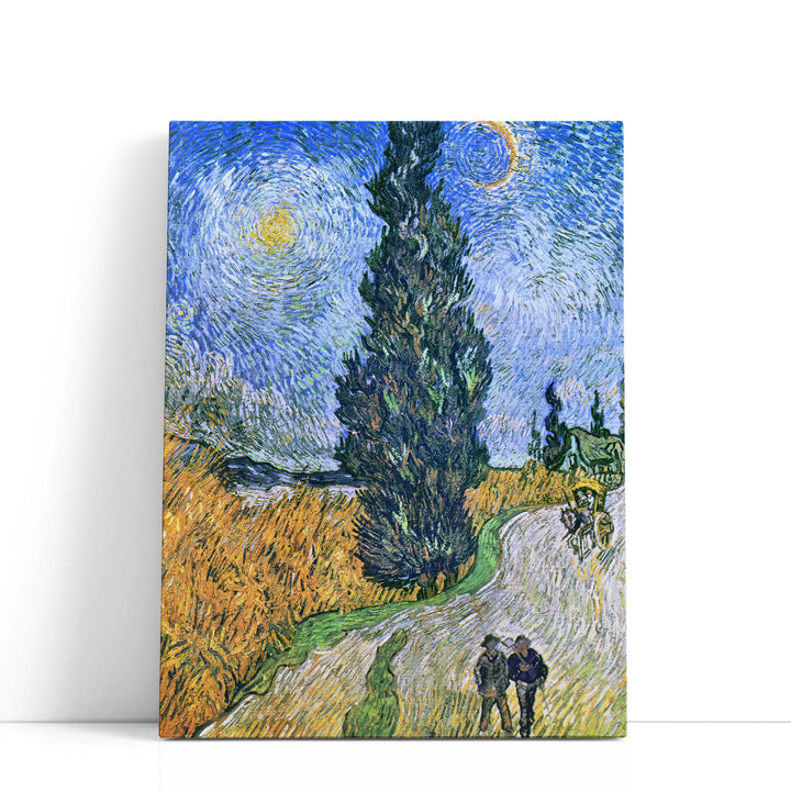 Road with Cypresses, 1890 - Canvas Print Wall Art