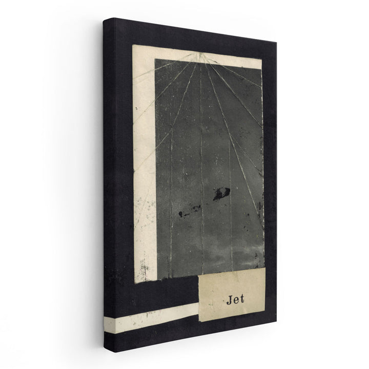 Jet I Black and White - Canvas Print Wall Art