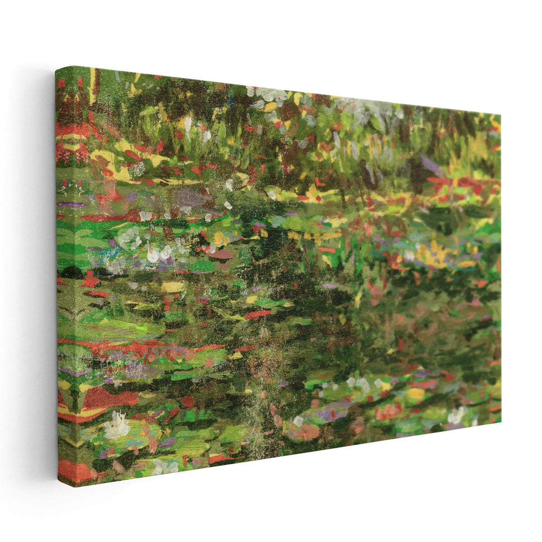 Waterlillies Cascade II - Canvas Print Wall Art