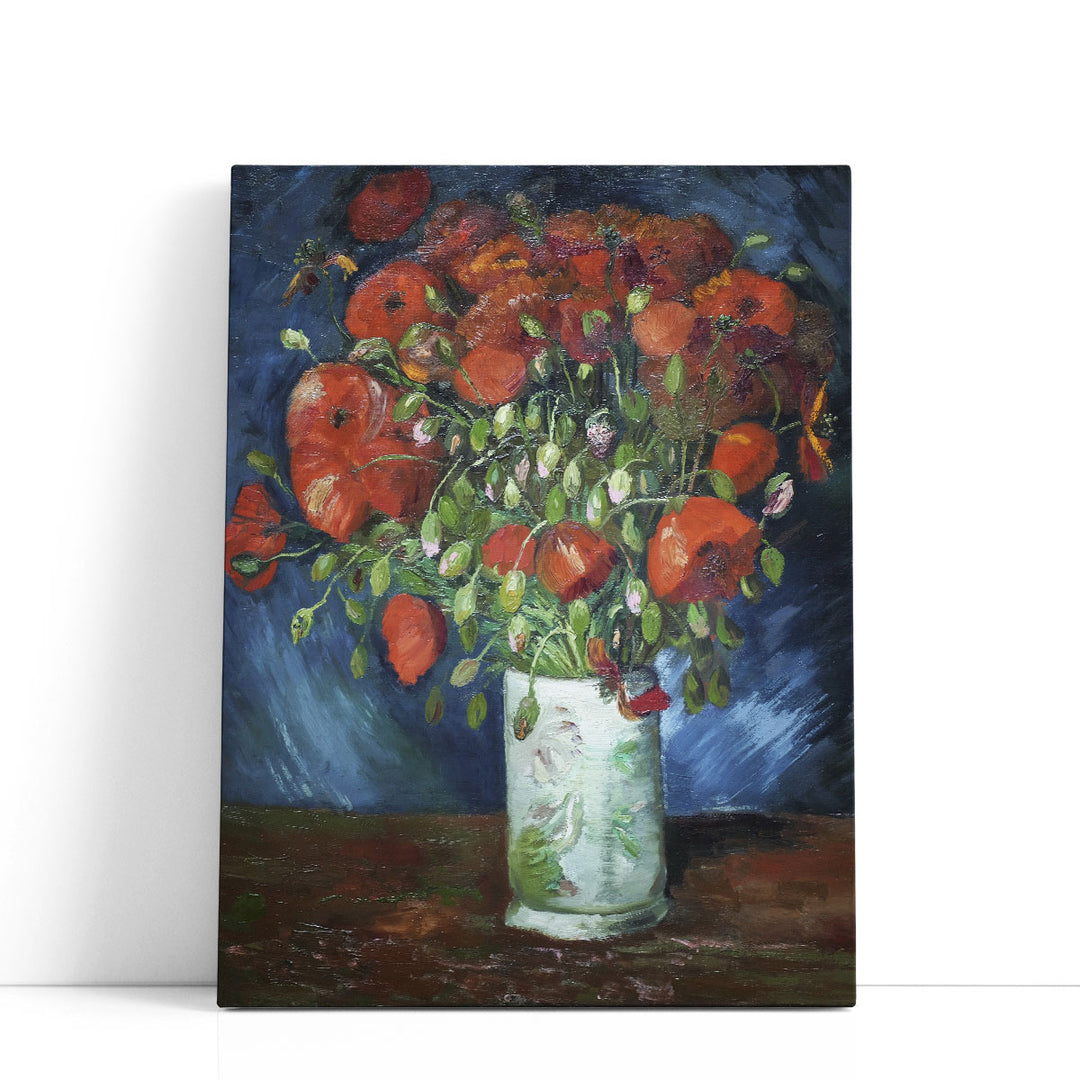 Vase with Poppies, 1886 - Canvas Print Wall Art