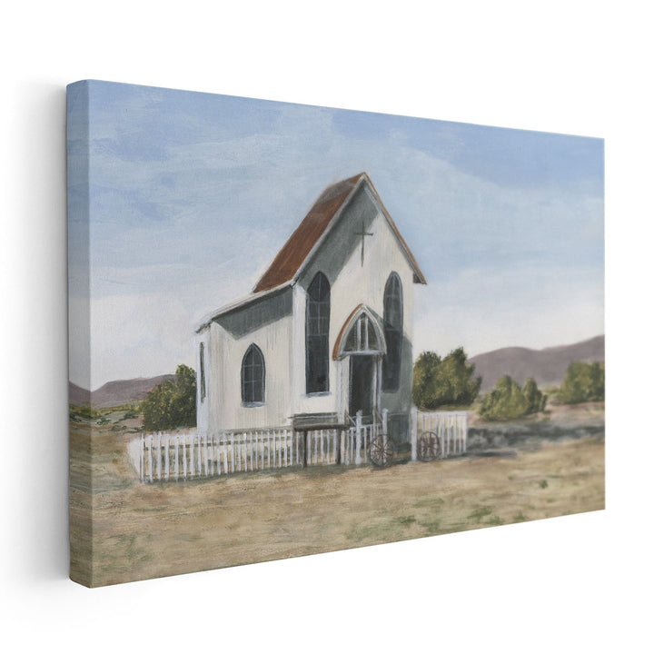 Desert Chapel II - Canvas Print Wall Art