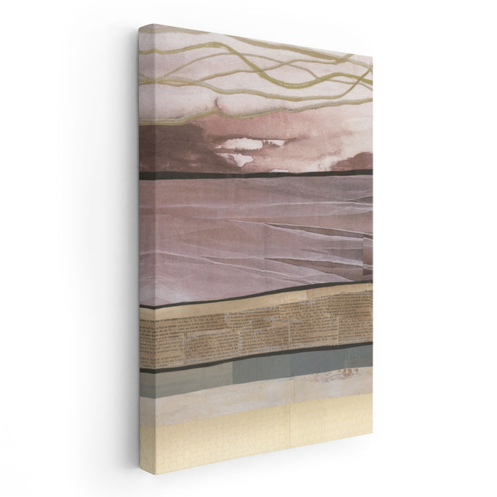 Waves of Collage I - Canvas Print Wall Art