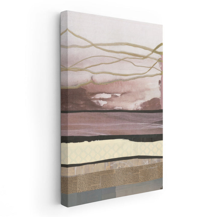 Waves of Collage II - Canvas Print Wall Art