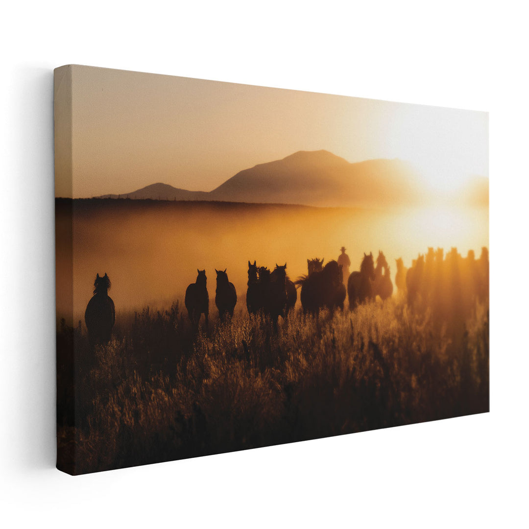 Coming in Hot - Canvas Print Wall Art